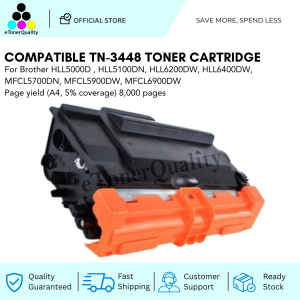 ETQ Compatible TN3448  TN 3448  TN-3448 Toner Cartridge