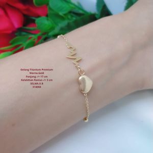 Gelang Titanium Premium Anti Karat Anti Luntur Bisa Di Pakai Setiap Hari