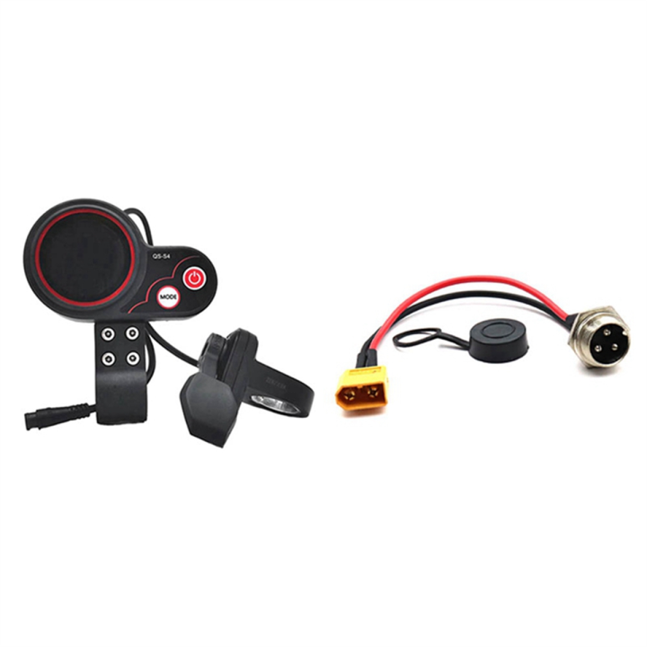 Accélérateur Pouce + écran LCD QS-S4 48-60V - Pour Scooter électrique Zero 8, 9, 10...