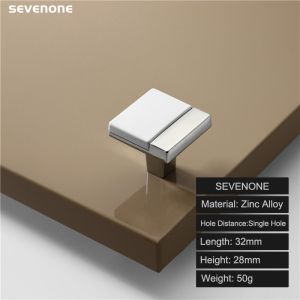 Modern Drawer Knob and Handle Fashion Cabinet Handle Zinc Alloy Wardrobe Handle Cabinet Door Handle Simple Handles
