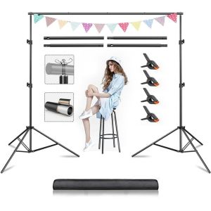🇸🇬 SELLER - 2x3m Backdrop stand background stand Heavy duty studio equiment adjustable stand photography photostudio for Photo Video