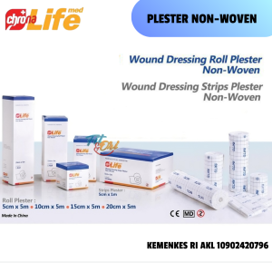 Chronalifemed Plester Penutup luka Non Woven Plester Medis Plester Luka