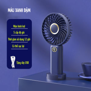 Quạt mini cầm tay tích điện tiện lợi nhiều màu sắc My Home DN061