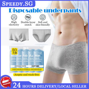 (5Pcs/1Pack)Disposable Mens Underwear Travel Essentials Travel Underwear Pure Cotton Underwear