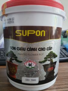 (LON 4KG) SƠN SIÊU TRẮNG SUPON CÔNG NGHỆ NHẬT BẢN