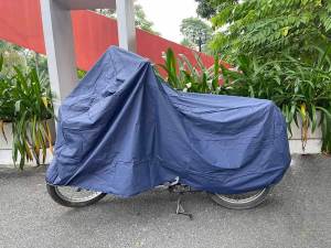 Bạt phủ xe máy vải dù bền chắc bảo vệ xế yêu khỏi nắng mưa