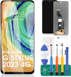for Moto G Stylus 2023 4G Screen Replacement for Motorola Moto G Stylus 2023 XT2317 LCD Display XT2317-1 XT2317-2 XT2317-3 Touch Screen Digitizer Assembly Kits (Not for 5g Version/XT2315-1)