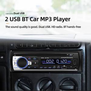 Pemutar MP3 Mobil Bluetooth Port USB Ganda - Dapat Memasang Kartu SD 128GB+AUX+Radio FM+Handsfree+Pengisian Cepat Kompatibel dengan Avanza/Xenia
