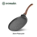 Ecowin Cookware  25cm White/Blcak Non Stick pizza pan Frying pan non stick frying pan cooking pot kuali tak melekat original. 