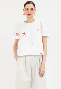 Badomoda AMIHAN Filipiniana Side Pleated Blouse