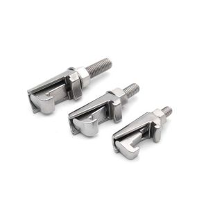 JAYNEBIO 1Pcs 304 Stainless Steel ISO Double Claw Clamp ISO-K Flanges M8 M10 M12 Vacuum Caliper Clamp Durable MF Flanges Vacuum Flange Clamp for Vacuum Pipeline Equipment