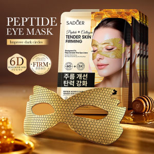 SADOER Caffeine Golden Peptide Eye Mask Anti Dark Circle Moisturizing Anti wrinkle Anti-aging Eye Patches Korean Skin Care