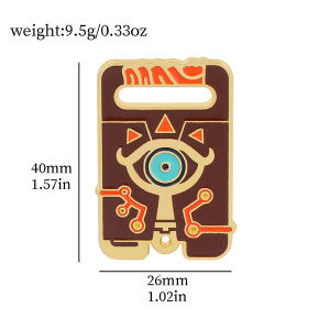 The Legend of Zelda Enamel Pins Game Zelda Badge Haley And The Shield Sword Brooch for Boyfriend Collect Jewelry Gifts