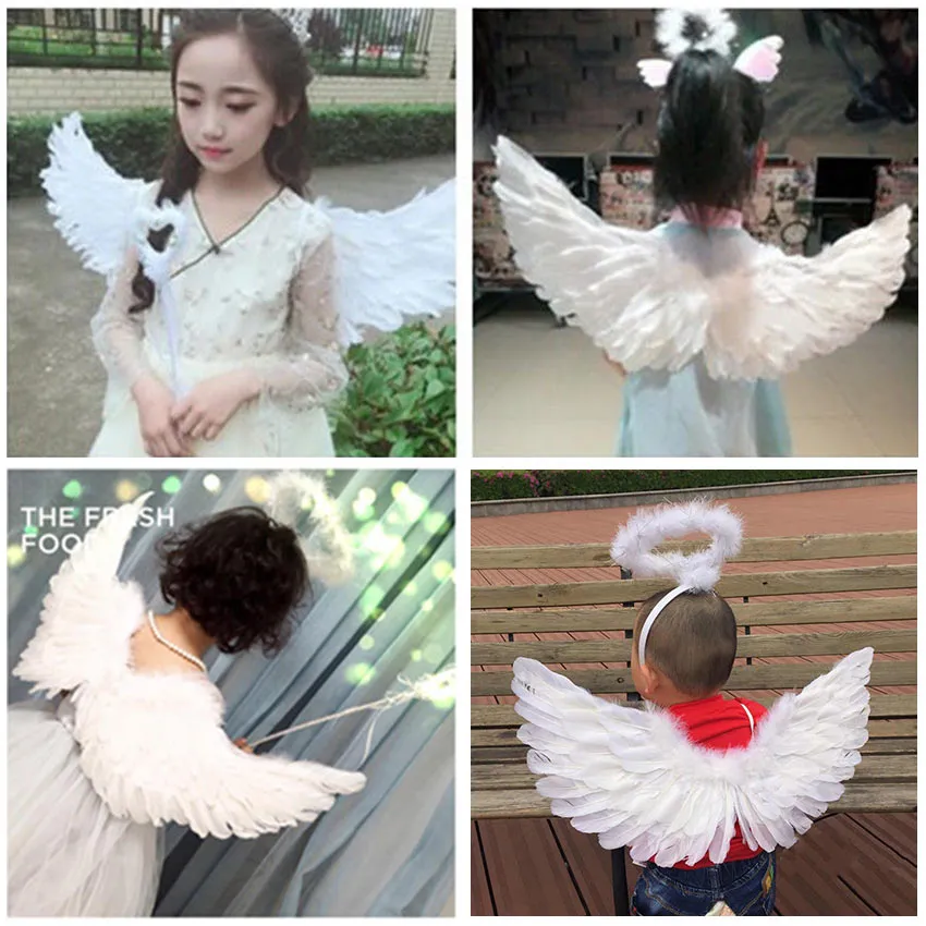 Angel Wings Kids Costume, Little Angel Wings, White Angel Wings Cosplay,  Valentine's Day Costume, Wings Photo Prop Kids Size 