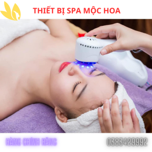 Búa Lạnh Mini Massage Điện Di Tinh Chất Mở Lỗ Chân Lông Kết Hợp ION Lạnh và Ánh Sáng Xanh Thẩm Thấu Tinh Chất Sâu