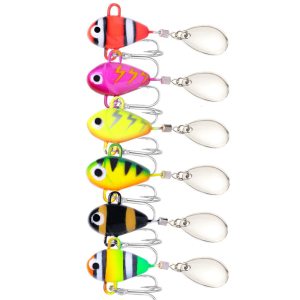 5Cm 11.4G Mồi Câu Cá Kim Loại Vib Mồi Chìm Mồi Câu Cá Muỗng Walleye Jigging Mồi Đồ Câu Cá Đuôi Spinners