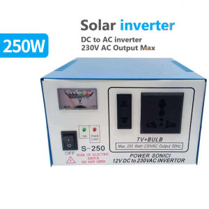 Solar Power Inverter 250w 300w 500W Car Power Supply Inverter 12V DC/220V AC Output Max SOLAR AFRICA Inverter