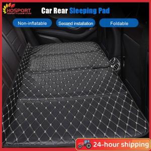 【HOSPORT】Rear Seat Sleeping Pad Non-Inflatable Car Bed Mattress Adjustable Folding Camping Mattress for Camping Vacation
