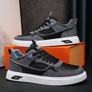 SNEAKERSSHOP17 Sepatu Pria Kei Hitam Kasual Sepatu Sneakers Gaya Pria Casual