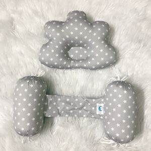 Bộ gối chặn MonMon và gối đầu lõm cho bé yêu