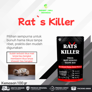 RADIANT RACUN TIKUS | UMPAN PEMBASMI TIKUS | OBAT ANTI TIKUS TANPA BAU | PENGUSIR TIKUS