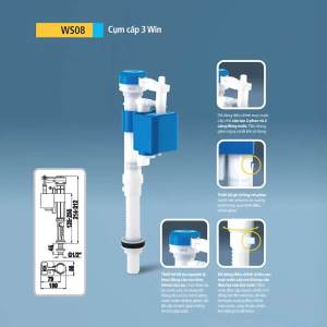 Van cấp nước bồn cầu WS-08