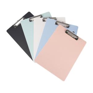 5Pcs Business Clipboard 12x8.6Inch Clip Board Writing Board with Hanging Hook Metal Clip Writing Board for Office School