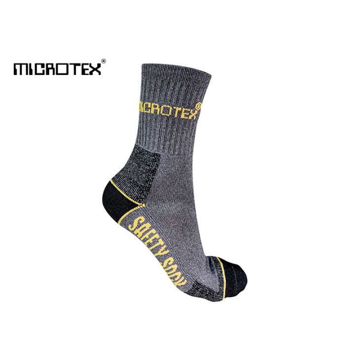 MICROTEX EXTRA&ANTIBACTERIA ถุงเท้าเซฟตี้ | ลดกลิ่นอับ | ลดการเสียดสี ...