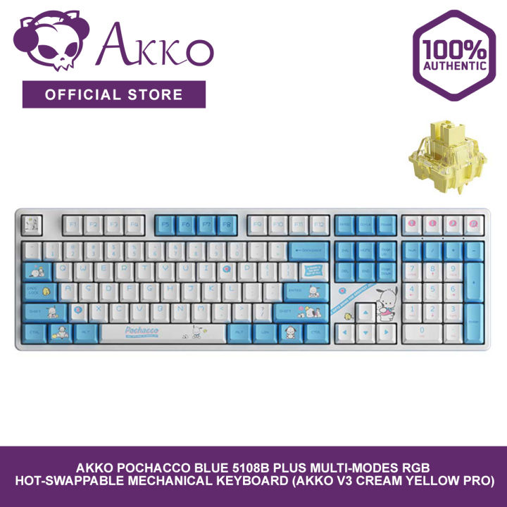 Akko Pochacco Blue 5108B Plus MultiModes RGB HotSwappable Mechanical