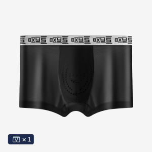 Ice Silk Underwear Mens Seamless Negative Ion Thin Summer Mulberry Silk Antibacterial Crotch Loose Boys Boxer Briefs 男士冰丝内裤