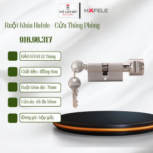Ruột Khóa Cửa Hafele 916.96.317 - Bảo hành 12 tháng