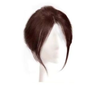 Partial bangs hair piece Stylish Wig with Center Parted Wig Bangs cover white and fluffy hair for Concealing Thinning Hair and Adding Volume