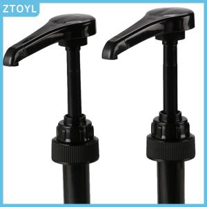 ZTOYL 1PC Syrup Pumps Dispenser Replacement Sauce Pressure Nozzle Bottle Pump Containers for Coffee Kitchen Seasoning Liquid