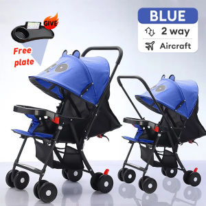 Stroller for Baby Two-Way Reversible Handle Foldable Stroller para sa Toddler na may Canopy Baby Stroller