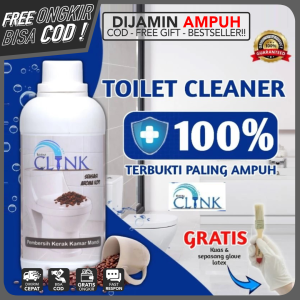 TOILET CLEANER CLINK (FREE GIFT) Cairan Ajaib Multifungsi Pengilang Anti Noda Membandel Kerak Kamar Mandi Aroma Kopi Lavender Matcha ORIGINAL PALING AMPUH / Pembersih Lantai kloset WC keramik stainless kloset Porselen Wastafel Kran Peralatan Dapur Anti Ja