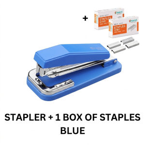 【Lucky Home】 360 Degree Rotary Heavy Duty Stapler / 95 mm Deep Reach / Staples 2-25 Sheets / Holds 100 Staples
