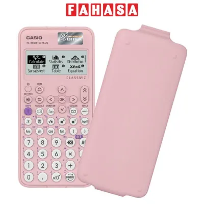 Máy Tính Casio FX-880BTG PLUS - Màu Hồng