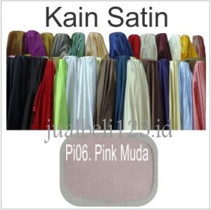 Kain Satin Peles Kain dekorasi abutai Kahatex furing 1mtr x 150cm