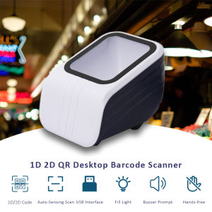 1D 2D QR code Barcode Scanner Omnidirectional Hands-Free Bluetooth for POS Shop Store Payment paynow