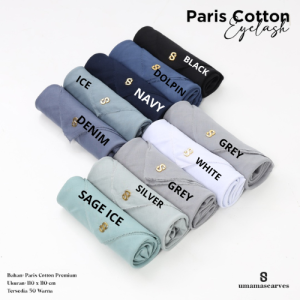 Grosir Online Tanahabang - Paris Cotton Polos Scarves BOX PARIS POLOS UMAMA BOX By Umama Scarf