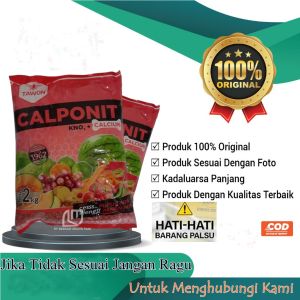 Pupuk Calponit KNO3 Merah + Calcium & Boron Kemasan 2 Kg Cap Tawon