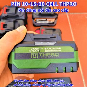 Bộ pin đóng THPRO đủ các loại cell pin dung lượng cao chân phổ thông 4cmm bao bền chắc chắn
