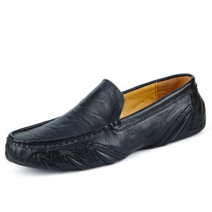 Prikol Modern Sepatu Pria Santai Slip On Pria Casual Loafer Lentur Terbaru Pantofel Cowok Kerja Pantopel 082
