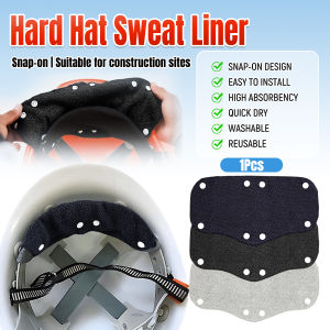 Vacaka Hard Hat Sweatband Sweat Washable Hard Hat Liner Reusable Helmet Pad Hard Hat Accessories
