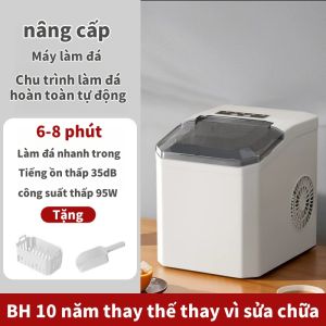 Máy làm đá mini công suất lớn hoàntoàn tự động 15kg đá Tạo Đá Siêu Tốc Trong 6 - 8 Phút BH12 Tháng