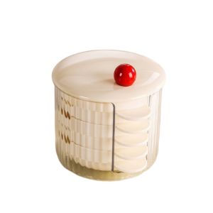 MKEB MALL Dustproof Mini Sauce Dish Set Stackable Creative Spit Bone Dish Tomato Sauce Plates Plastic Seasoning Bowl Kitchen
