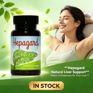 Hepagard Natural Liver Support | Milk Thistle NAC & Artichoke 4-in-1 Care 30 Capsules