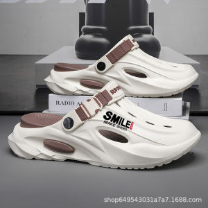 Free Shipping MenS New Outdoor Beach Vacation Versatile Thick-Soled High-Elastic EVA CoupleS Indoor Non-Slip Driving Clogs
