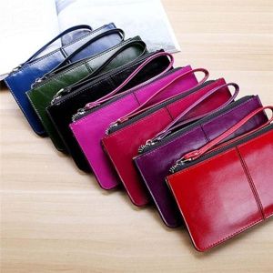 COLOO Gift PU Leather Clutch Money Bag Multi Card Pockets With zipper Money clip Card Case Long Wallet Card Holder Coin Purse