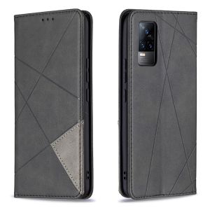 กระเป๋าสตางค์หนังเคสโทรศัพท์แม่เหล็กสำหรับ Vivo V21E 4G / V21 4G / V21 5G ช่องเสียบบัตรเคสเคสแบบพับปิดได้คู่